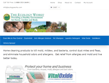 Tablet Screenshot of ecologyworks.com